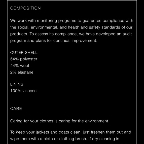 Zara limited edition woollen blend blazer for winter - Picture 10 of 10